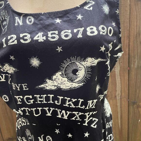 FOLTER OUIJA BOARD DRESS 3X Nwot Glow In The Dark - Picture 2 of 9
